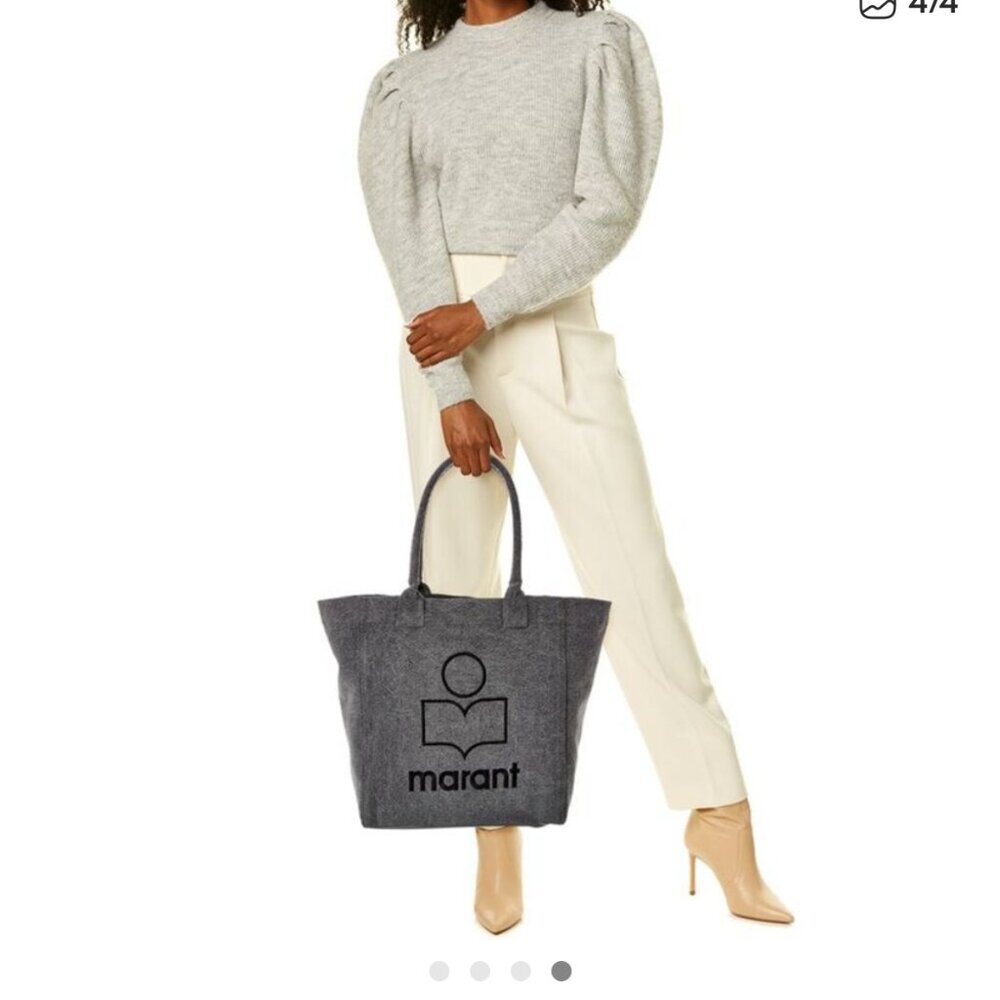 Isabel Marant Yenkey Logo Tote